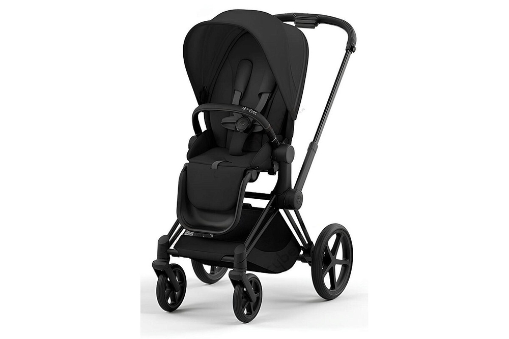 Коляска 2 в 1 Cybex Priam IV Sepia Black, шасси Matt Black