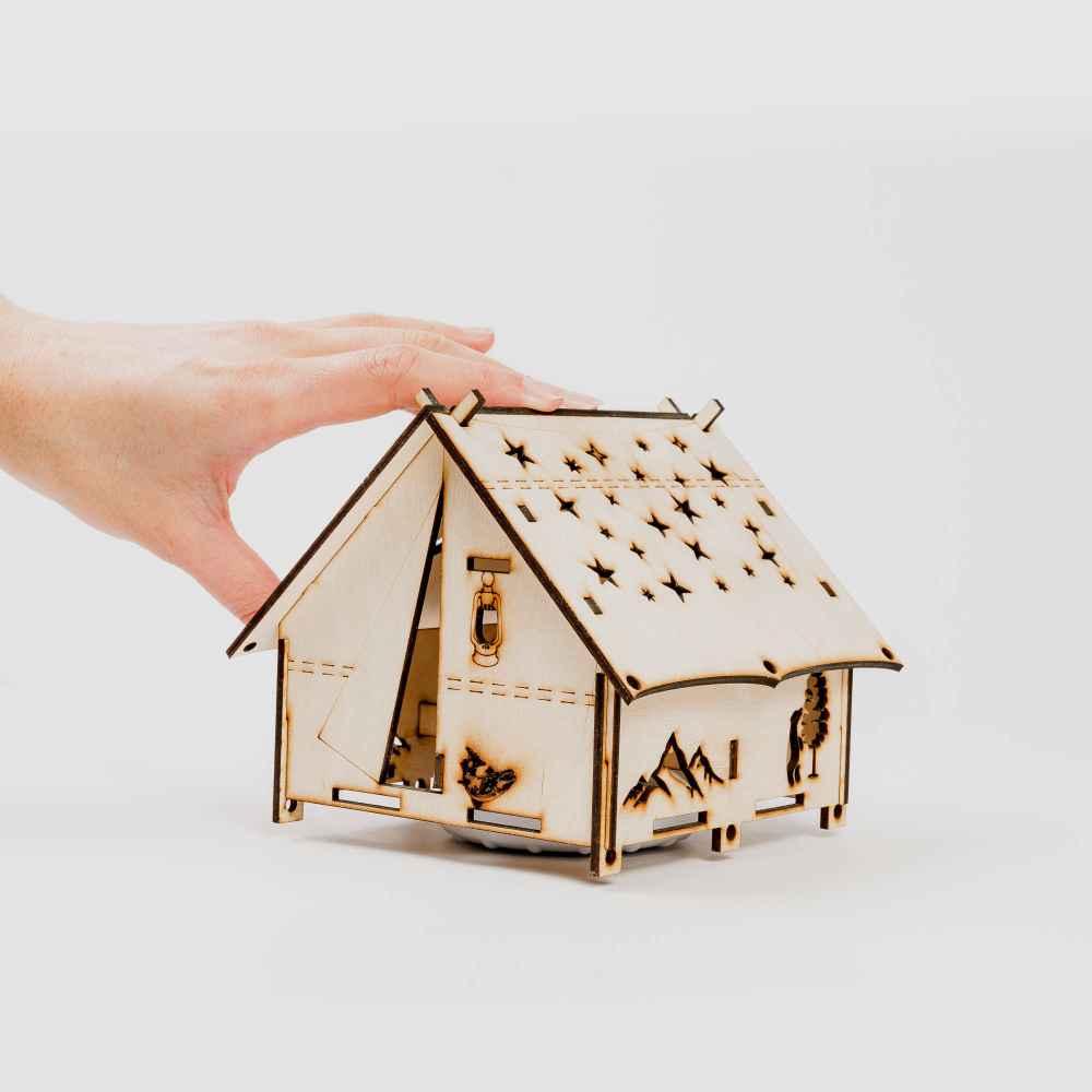 Ночник в детскую комнату "Палатка"