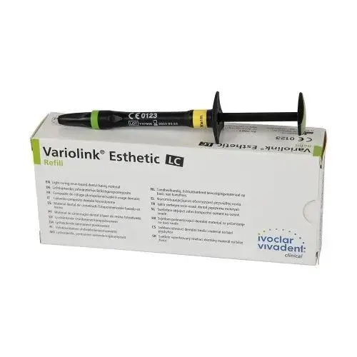 Variolink Esthetic LC Refill warm / Вариолинк Эстетик ЭлЦ Рефилл варм (2г). Композит светового отверждения для постоянной фиксации керамических и композитных реставраций.