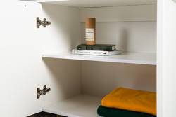 Монтесито Тумба под ТВ 16.67 Белый шагрень