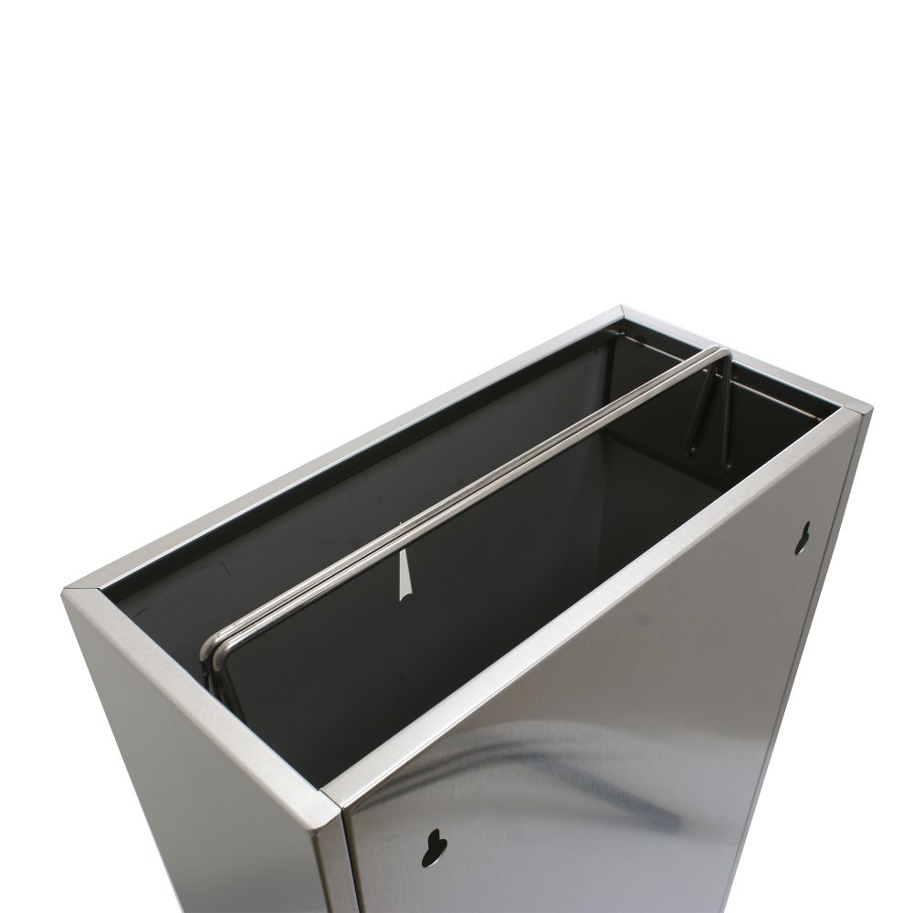 Урна для мусора подвесная GBW-30M (нерж)