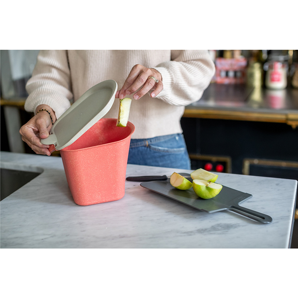 Доска разделочная snap, organic, 16,5х33,4 см, темно-серая