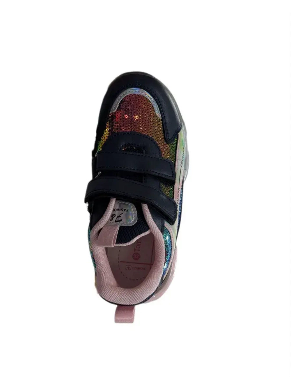 Кроссовки для девочки светящиеся подошва