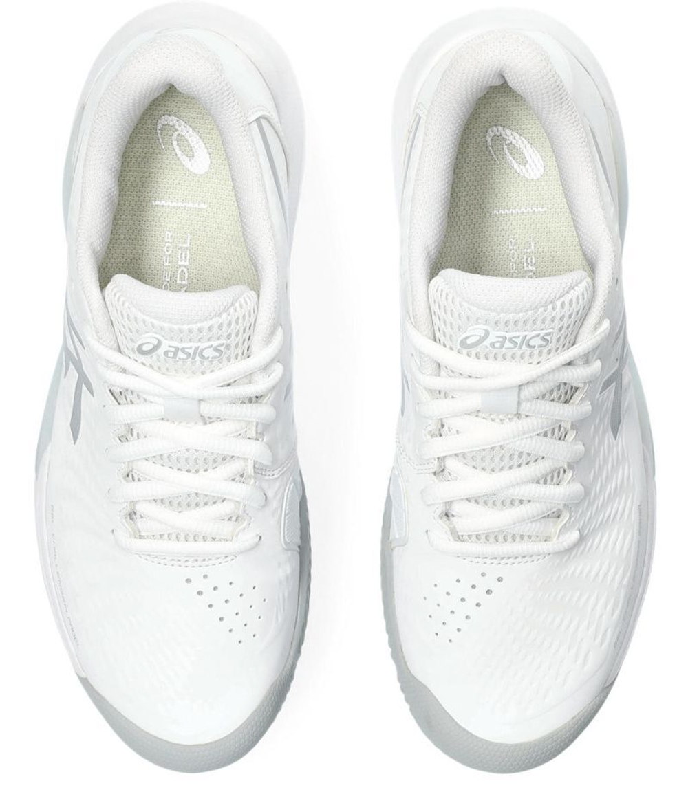 Женские кроссовки для Падел Asics Gel-Challenger 14 Padel - white/pure silver