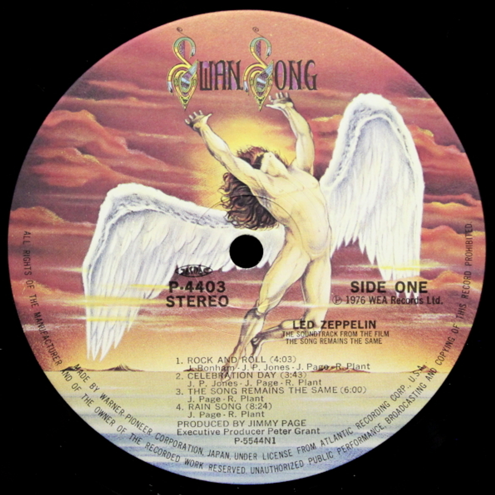 Led Zeppelin / The Song Remains The Same (2LP)