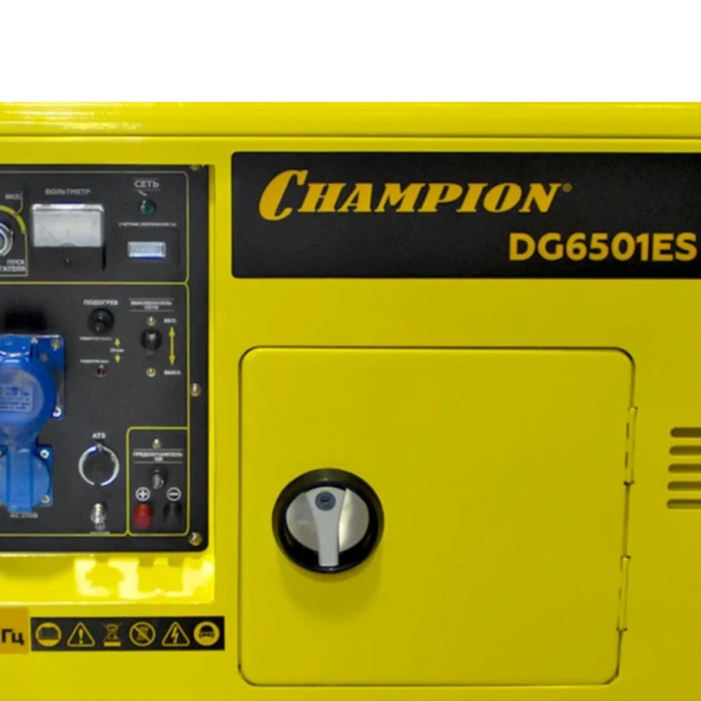 CHAMPION DG6501ES генератор дизельный