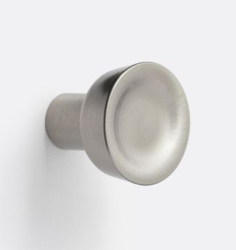 Ручка-кнопка Rejuvenation Richmond Brushed Nickel