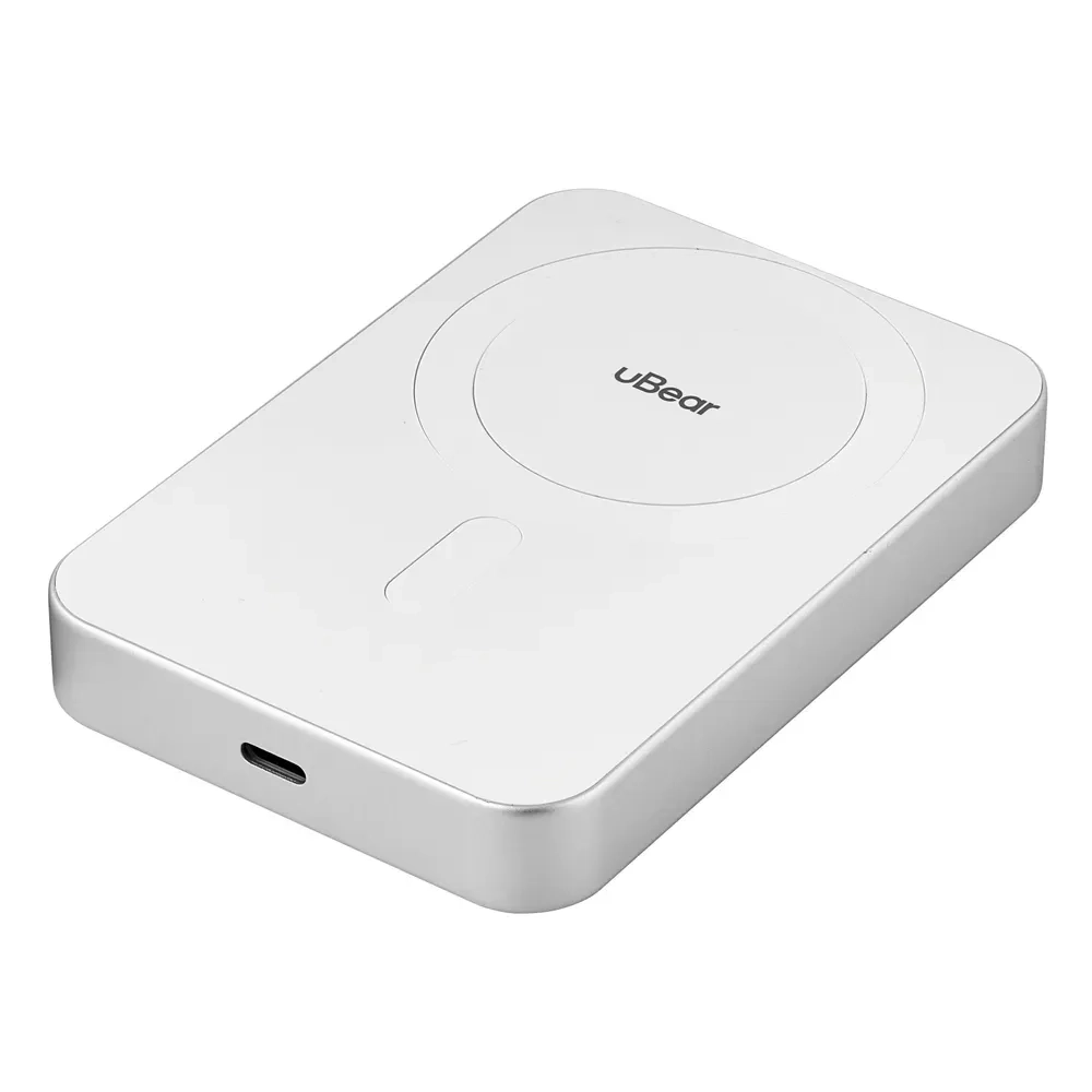 Внешний аккумулятор uBear Slide Power bank 10000mAh, PD20W, Qi2