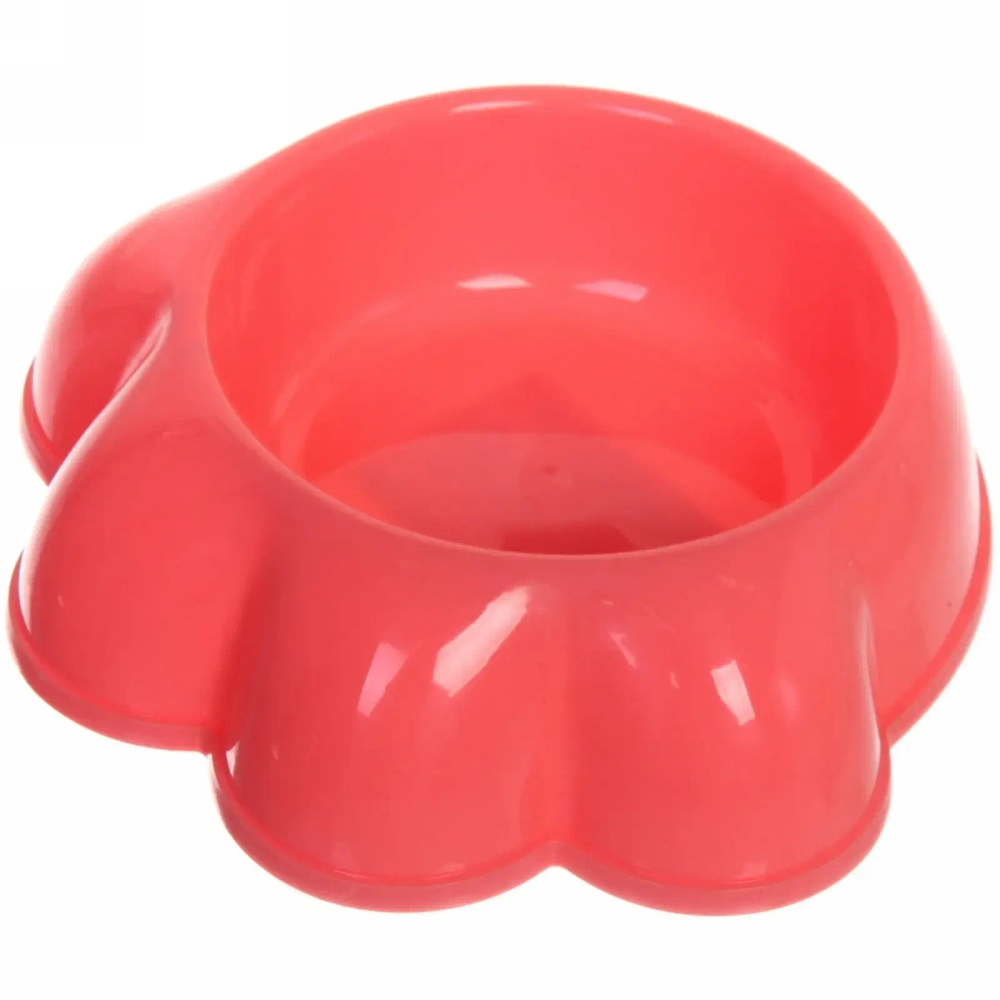 Миска пластиковая «Лапка» 16,5*5см цвет микс