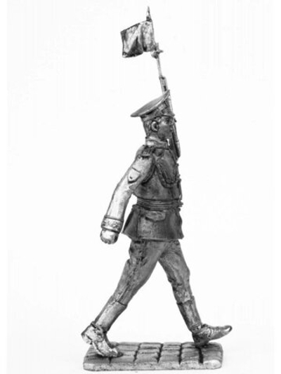 Оловянный солдатик Парад. Преображенец (голова прямо)