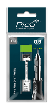 Комплект грифелей 0.9 мм для карандаша Pica FINE Dry 24 шт (HB) в блистере PICA-MARKER 7030/SB