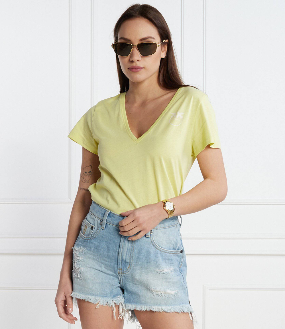 Футболка Pinko - лимонный(102950 A1N8)
