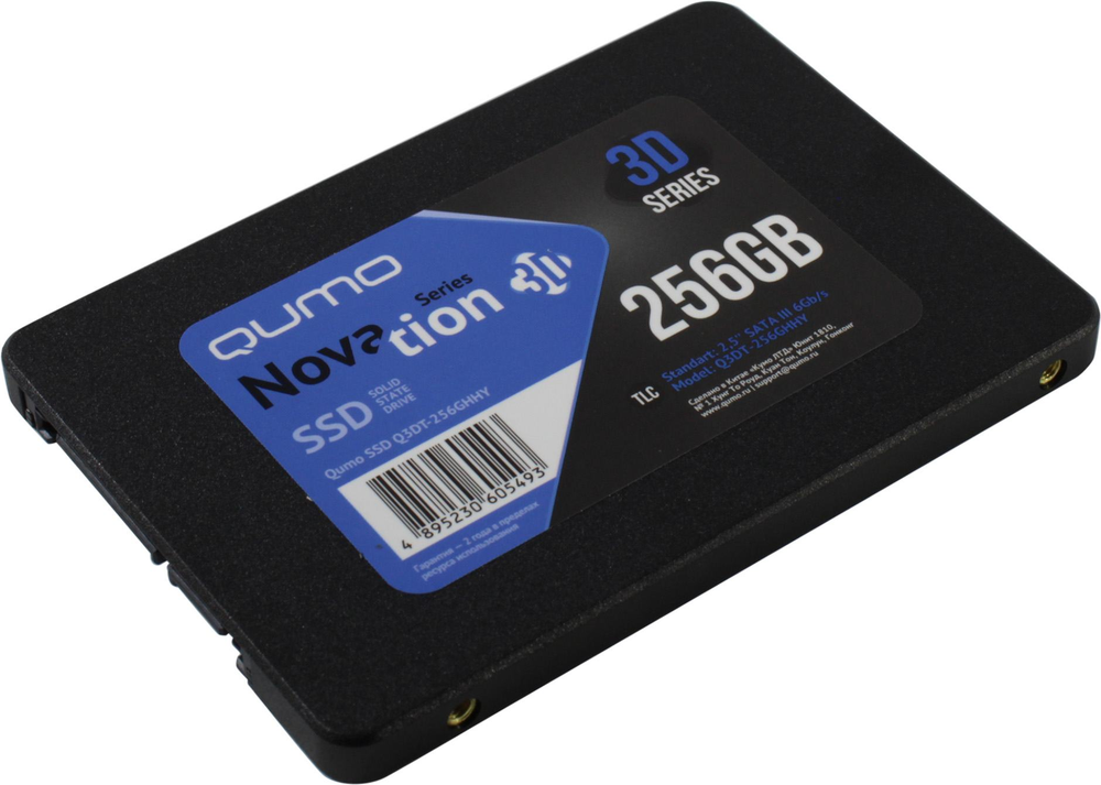 Накопитель SSD 256 Gb SATA 6Gb/s QUMO &lt;Q3DT-256GHHY&gt; 2.5" 3D TLC