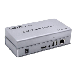 KVM удлинитель ORIENT VE052, HDMI KVM IP extender, HDMI+USB удлинитель до 200 м по витой паре Cat5e / 6, HDMI 1.3, 1080p@60Hz, HDCP, (исп.TCP / IP про-л, код-а H.264, битрейт 8Mbps) пит. от вн. БП 5В / 2А, (31069)