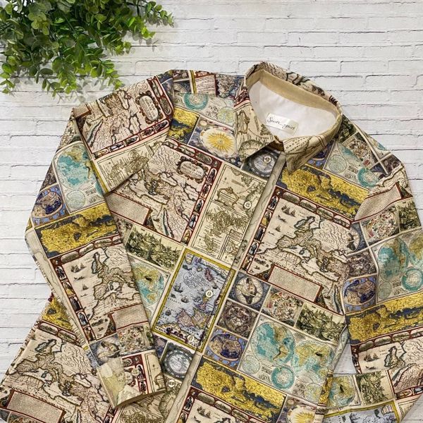 ПРЕДЗАКАЗ, СТАРИННЫЕ КАРТЫ, 100% хлопок 3