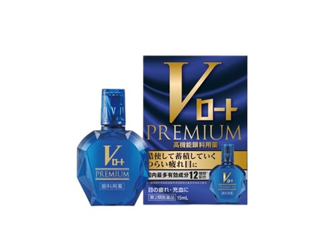 Rohto V-premium Премиальные капли для здоровья глаз, 15мл