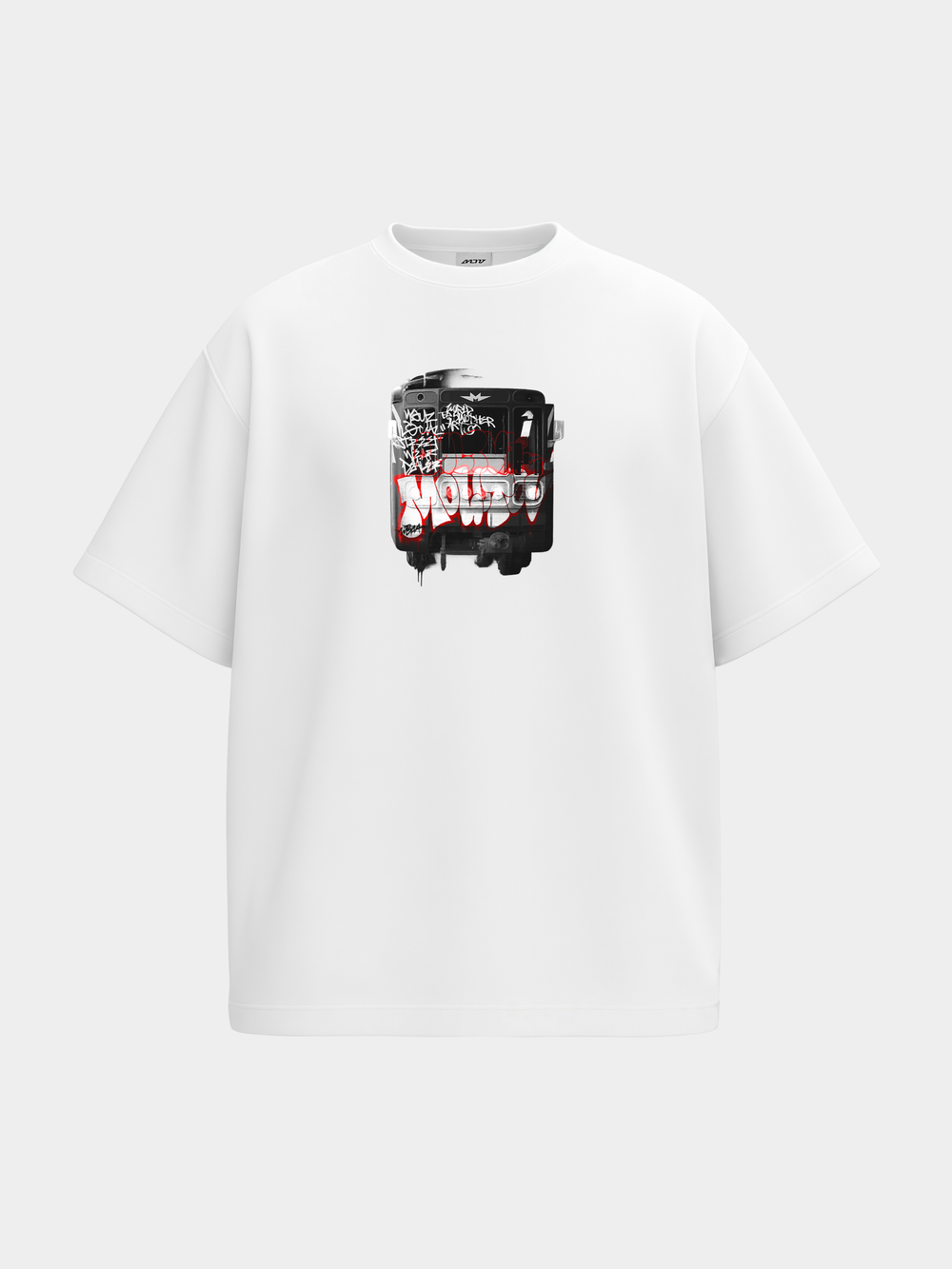 Футболка MLTV Base Train White