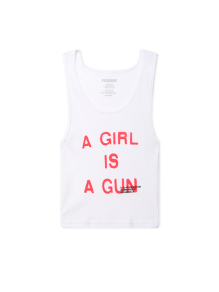 Женская Майка Girl Is A Gun