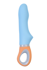 Вибратор Flovetta BLUEBELL, силикон, голубой, 18,5 см