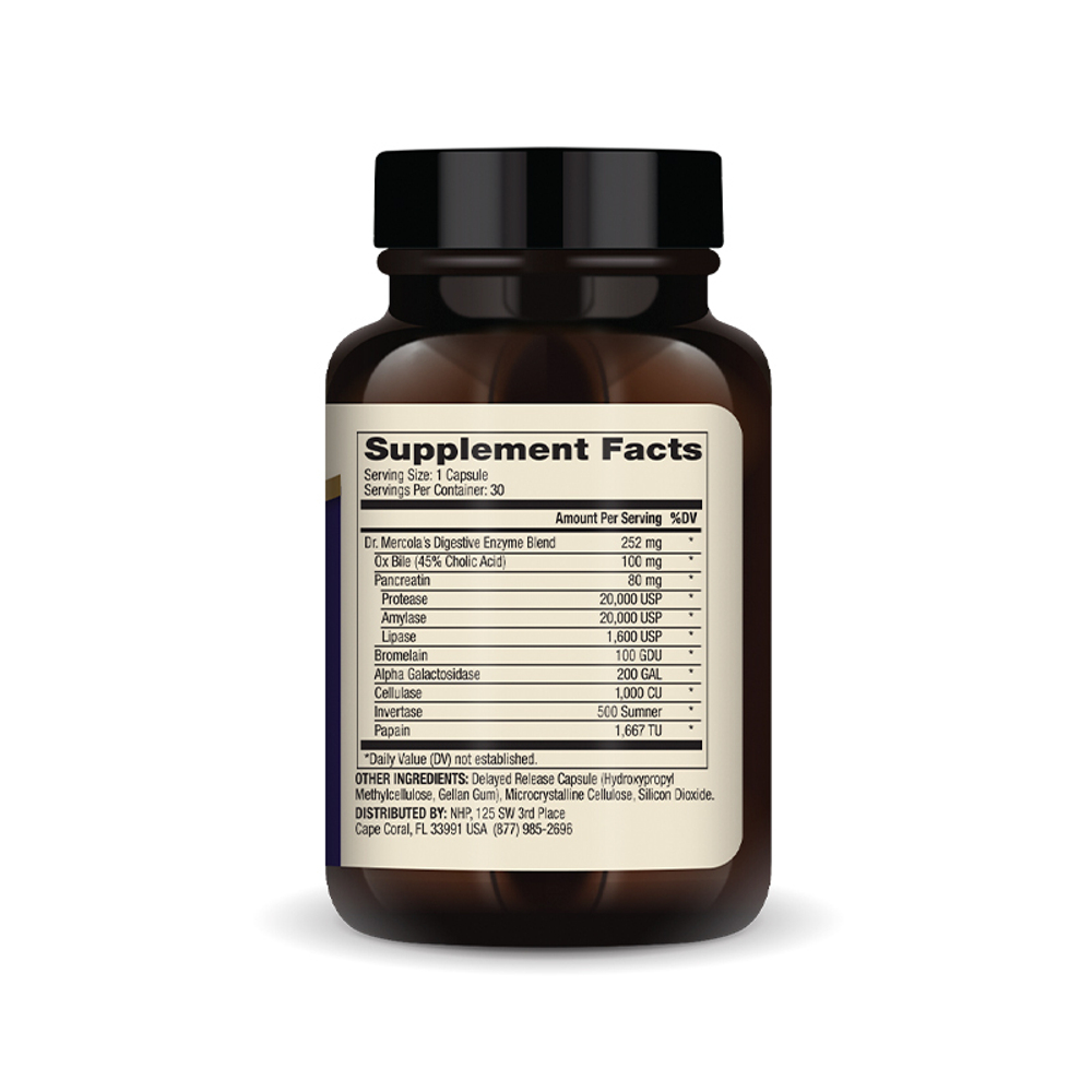 Digestive Enzymes Original 30 капсул Dr.Mercola