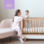 Детская кроватка Фабрика Облаков Onlybaby Scandi маятник продольный молочный, дерево