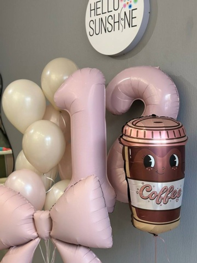 Набор шаров Милое кофе и печенька