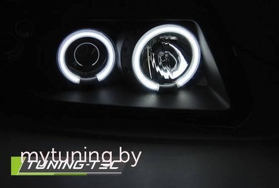Передние фары angel eyes ccfl black для Audi A3 8L