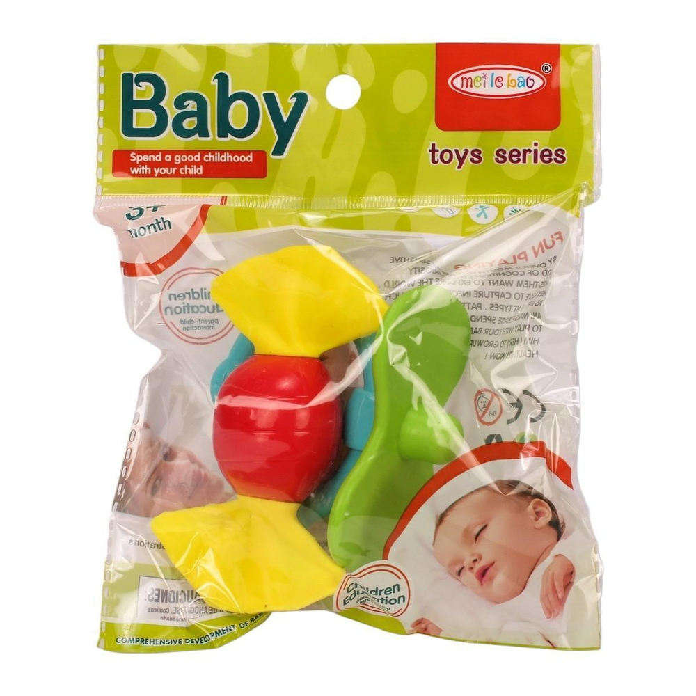 Набор погремушек 2 шт, пакет 8411-17