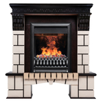 Каминокомплект Real Flame Stone AO-297 с очагом 3D Oregan