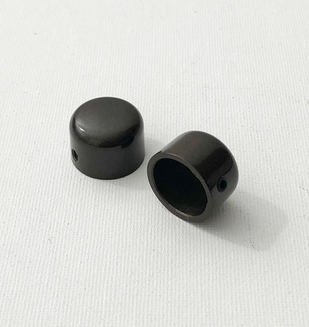 Наконечники "Заглушка" кованых карнизов для штор d20 мм, цвет шоколад