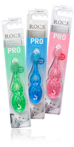 Зубная щетка детская ROCS PRO Baby (0-3 г)