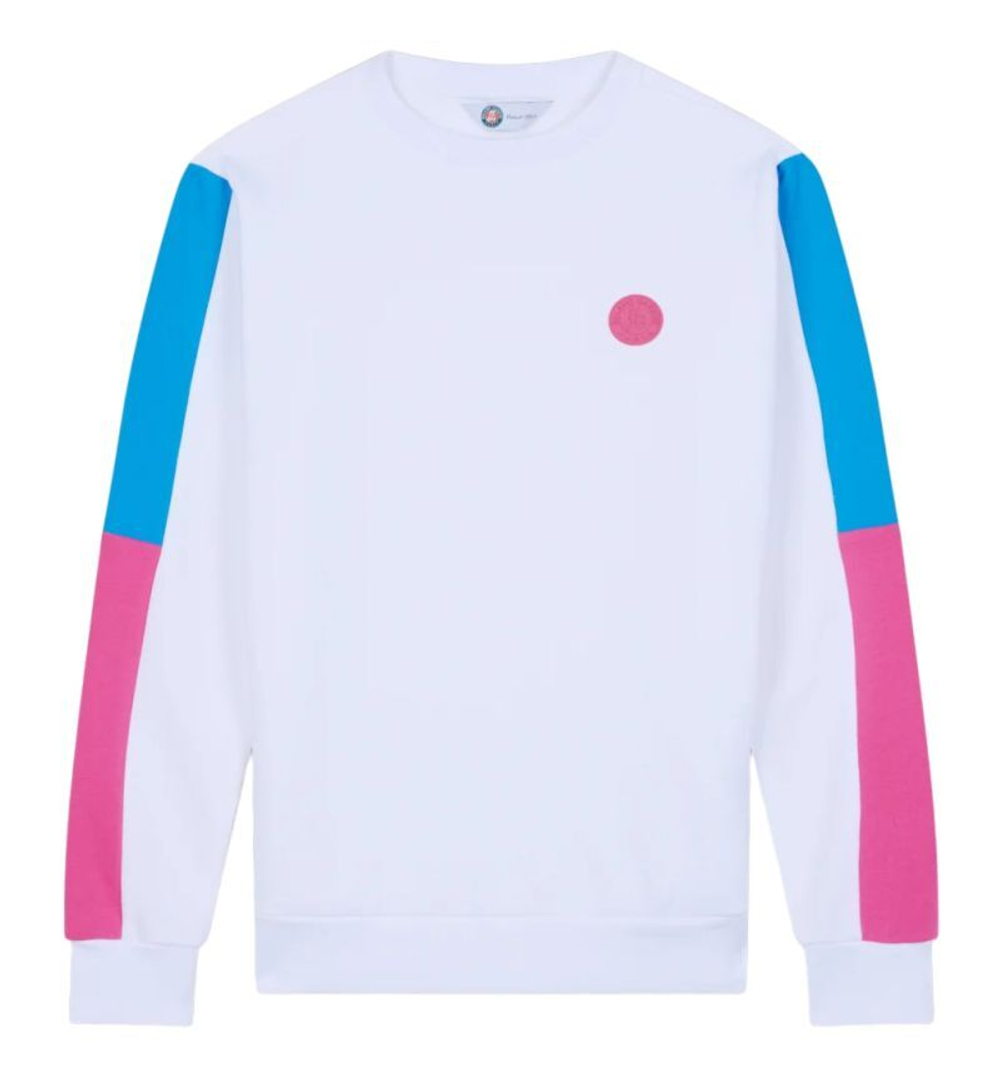 Женская Кофта теннисная Roland Garros Sabrina Pop Energy Sweatshirt - белый