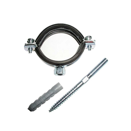 Хомут сантехнический оцинкованный 3/8" 15-19мм со шпилькой и дюбелем