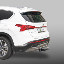 Фаркоп для HYUNDAI SANTA FE IV (TM) рестайлинг 2020 - 2024  ( ШАР ВСТАВКА 50*50 ) арт.K132-E