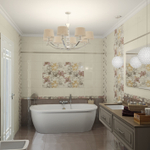 Allegro brown wall 02 250х600 (1-й сорт)