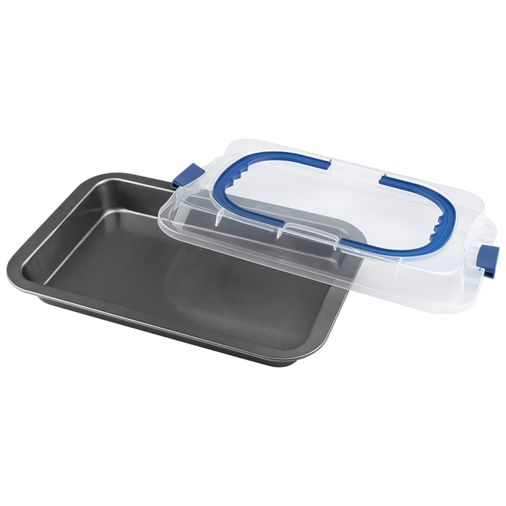 Форма для запекания 36*23,2*4,3см с пластиковой крышкой "Tappo"