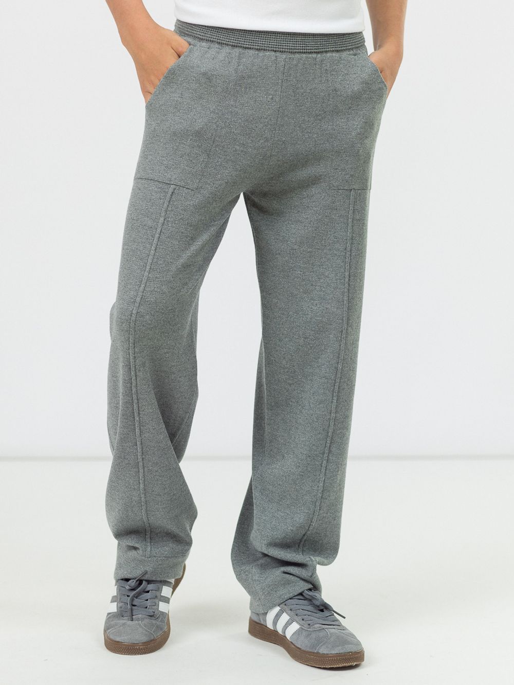 Брюки для мальчика AT691-1M серый