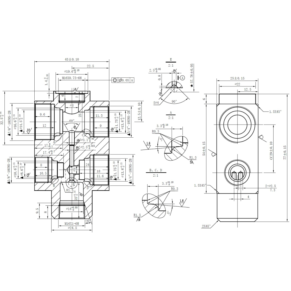 Терморасширительный вентиль (ТРВ) для автоустановок Август RC-U04100; 1,5Т, 21-0915