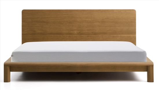 Кровать Arelida La Forma из дуба со светло-коричневой отделкой 180 x 200 см