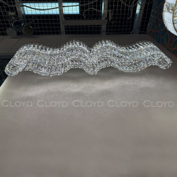 Люстра Cloyd ANTREA-B C1 / шир. 100 см - хром (арт.11629)