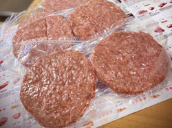 Стейк бургер из мраморной говядины №1.1 (+соль), 120мм, 2шт, 300г, ВУ, ROSSO, зам