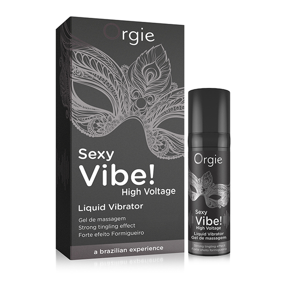 Orgie интенсивный жидкий вибратор Sexy Vibe High Voltage, 15 мл