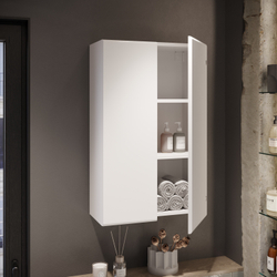 Шкаф над стиральной машиной DIWO Суздаль 50 подвесной, белый