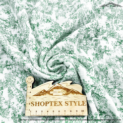 Муслин двухслойный принт №1 | ш.135 см | 120 г/м² | хлопок-100%