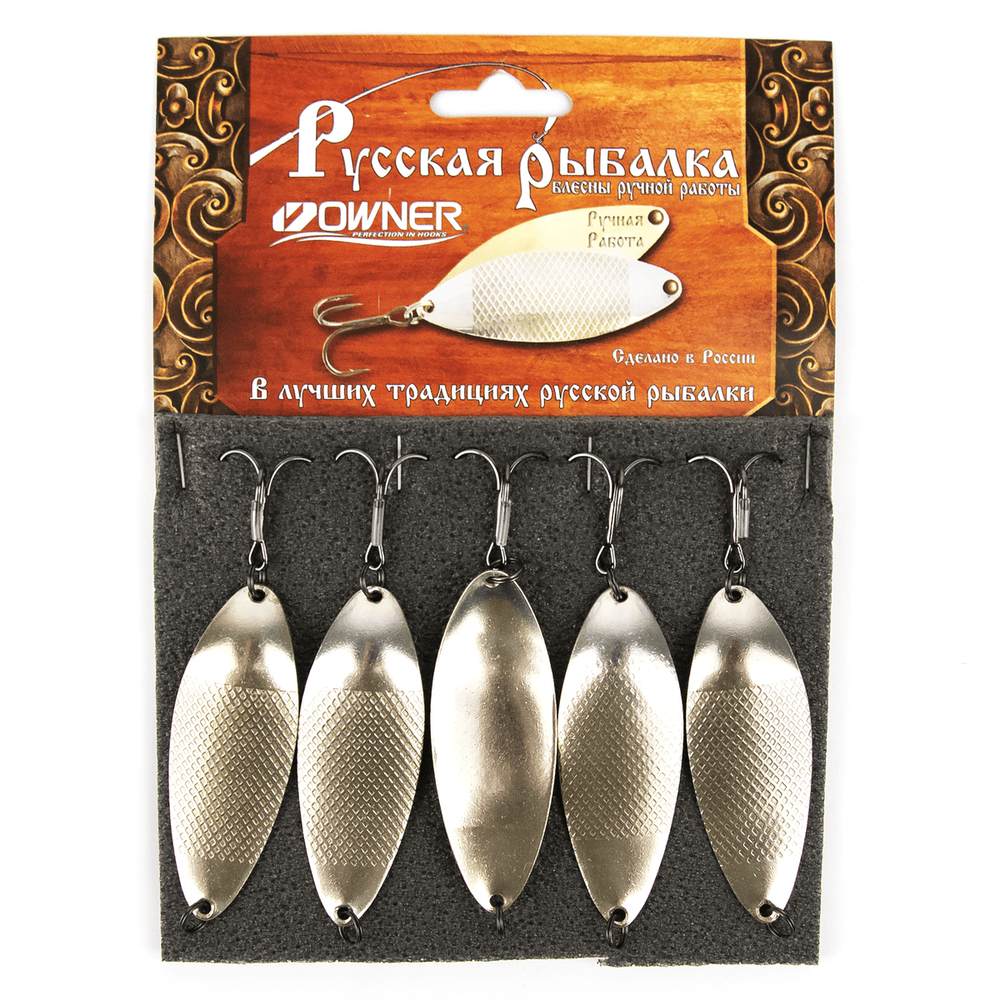 Блесна-колебалка "Русская рыбалка" Корсар (75мм, 21гр)