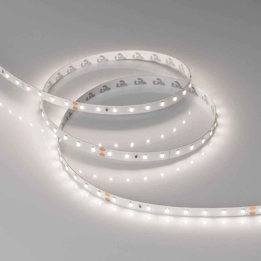 Светодиодная лента RT-A80-8mm 24V Day5000 (6 W/m, IP20, 2835, 50m) (Arlight, 6 Вт/м, IP20) 024523(2)