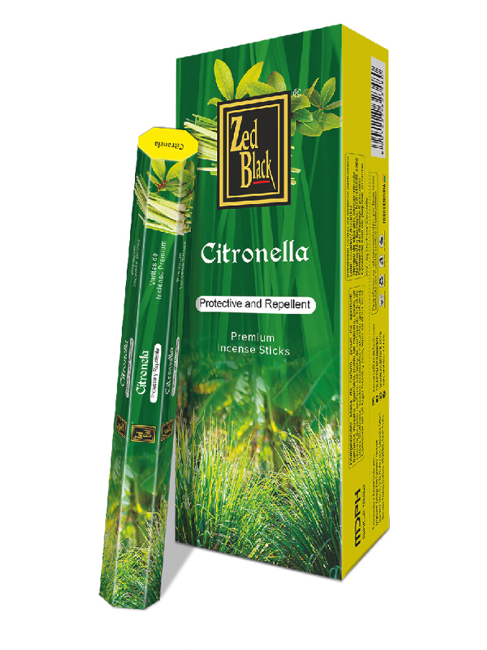 Zed Black Spanish Series Citronella шестигранник Благовоние Цитронелла
