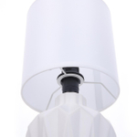 8226/1T MODERNI LN26 494 белый, керамика/текстиль Настольная лампа E14 1*40W 220V ORIGAMIA