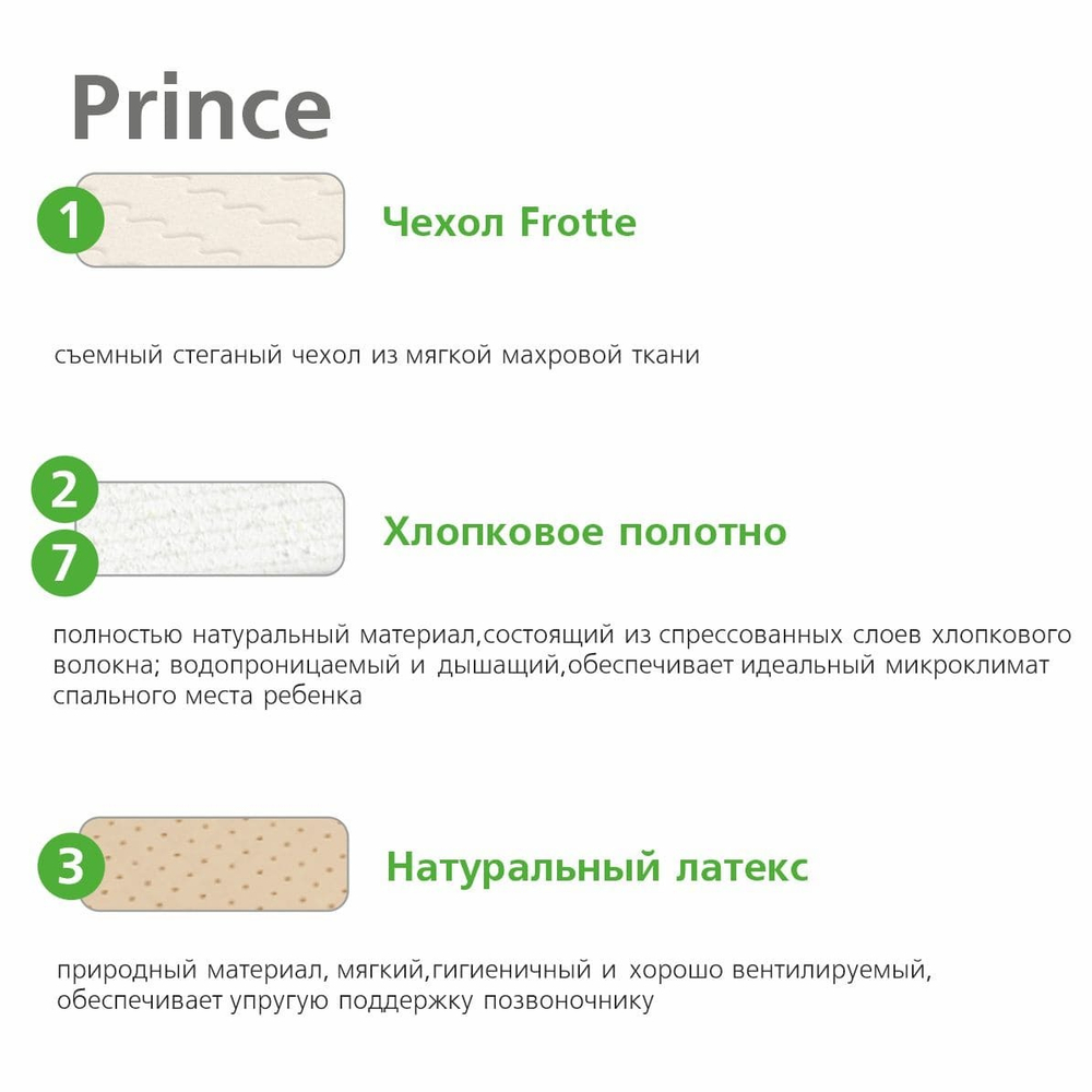 Детский матрас Prince