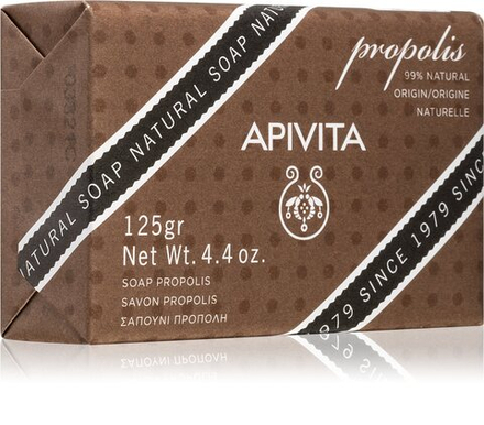 Apivita Natural Soap Propolis - бар очищающее мыло /   125  g  / GTIN 5201279073152